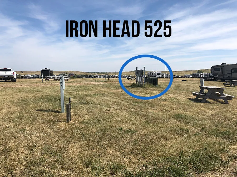 2025 Iron Head RV Park - (40' X 55') PULL THROUGH SITES (Sites 500 to 598)