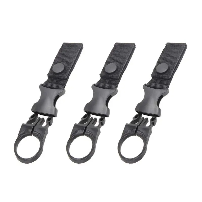 3X Quickdraw Carabiner Water Bottle Buckle Holder