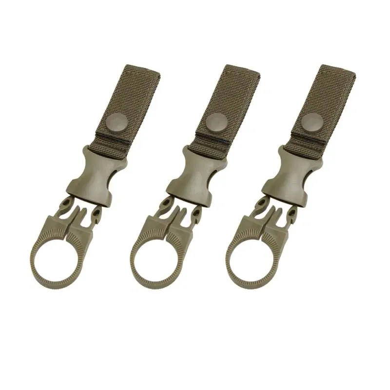 3X Quickdraw Carabiner Water Bottle Buckle Holder