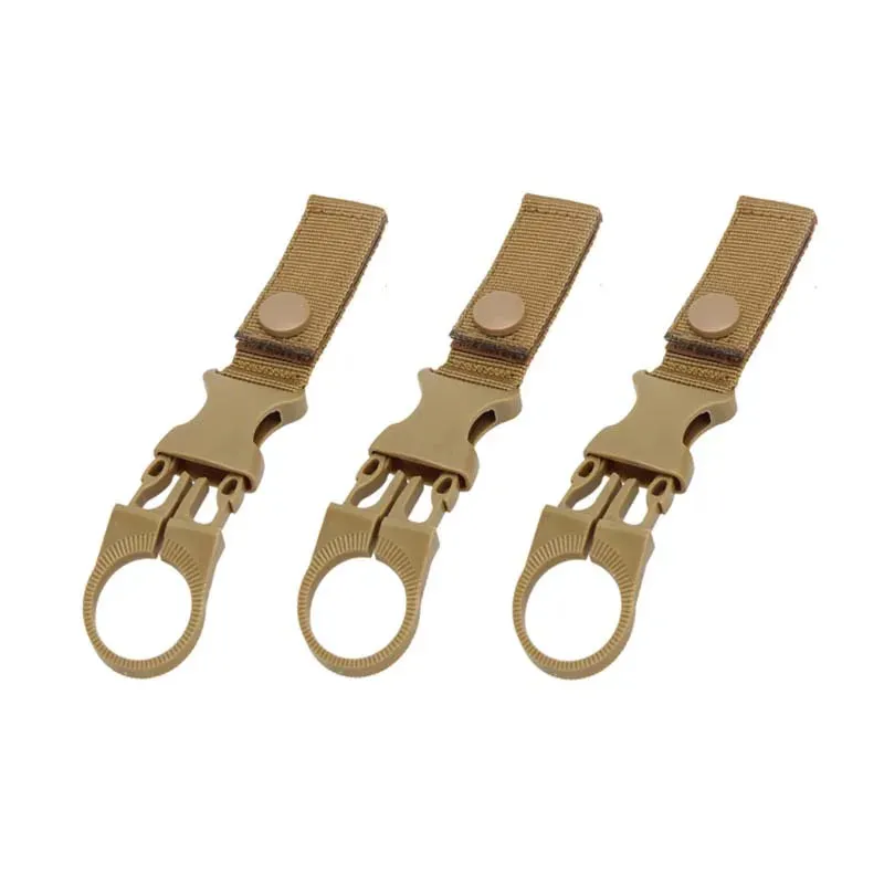 3X Quickdraw Carabiner Water Bottle Buckle Holder