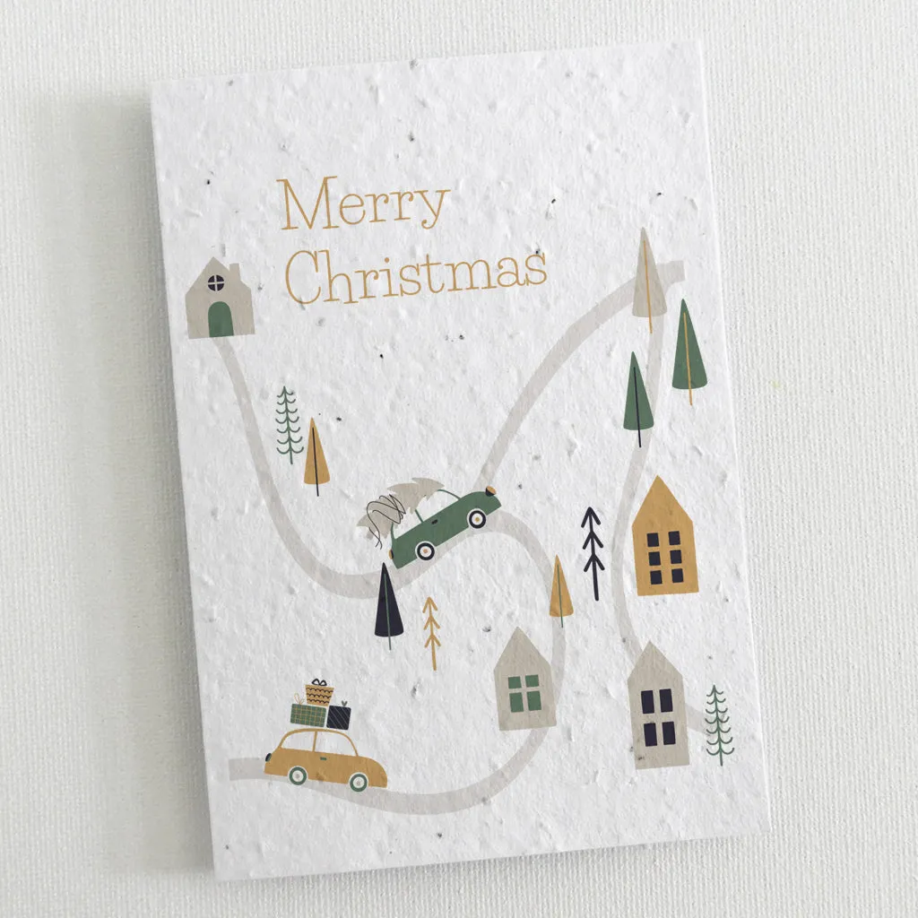 6 Plantable Christmas Cards - Scandinavian Christmas