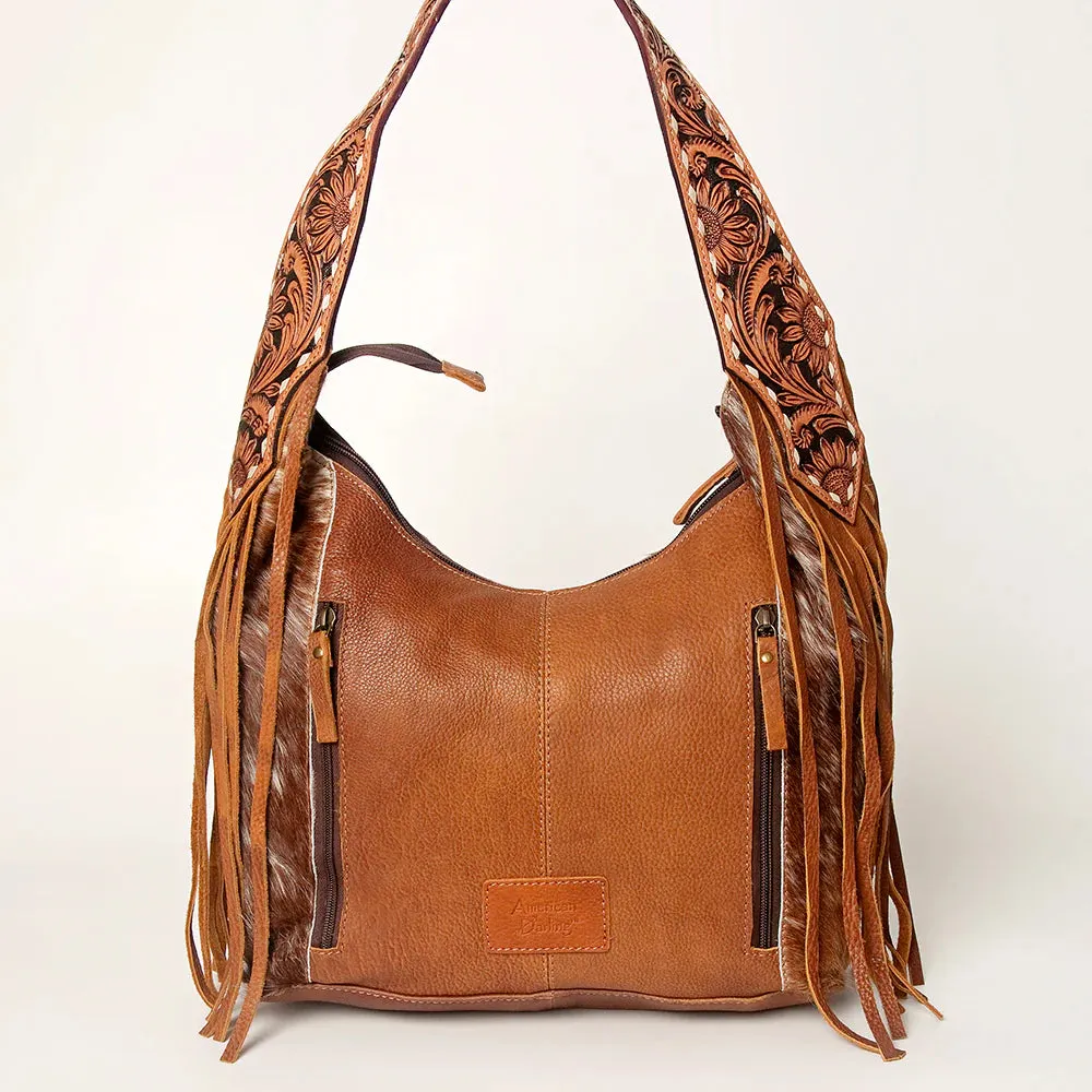 American Darling Conceal Carry Brown Hide Shoulder Bag