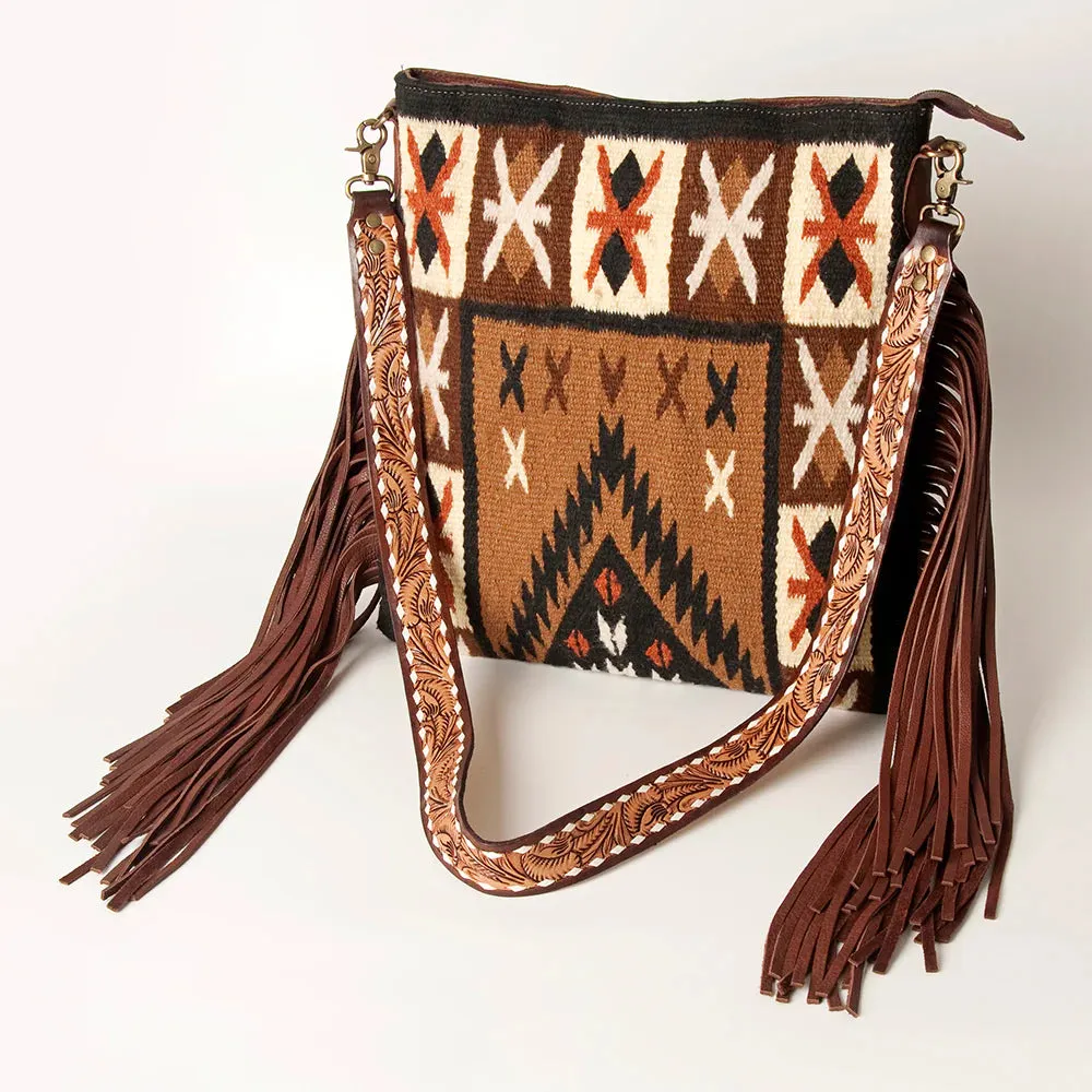 American Darling Vintage Saddle Blanket Large Crossbody Bag