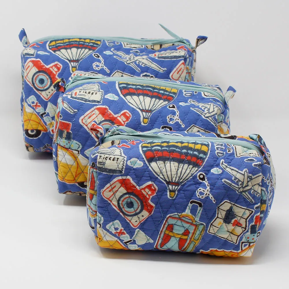 Around the World Cosmetic Bag S/3