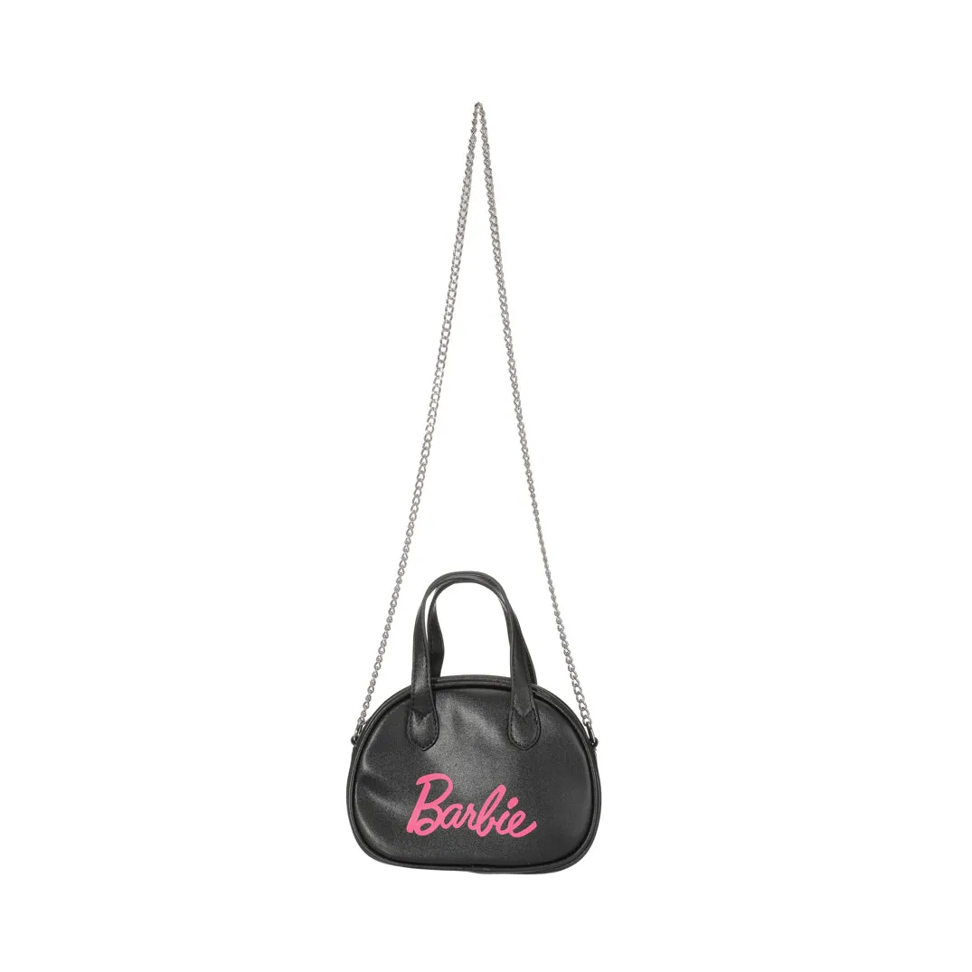 Barbie Collection Boston Handheld Crossbody Bag(Black)