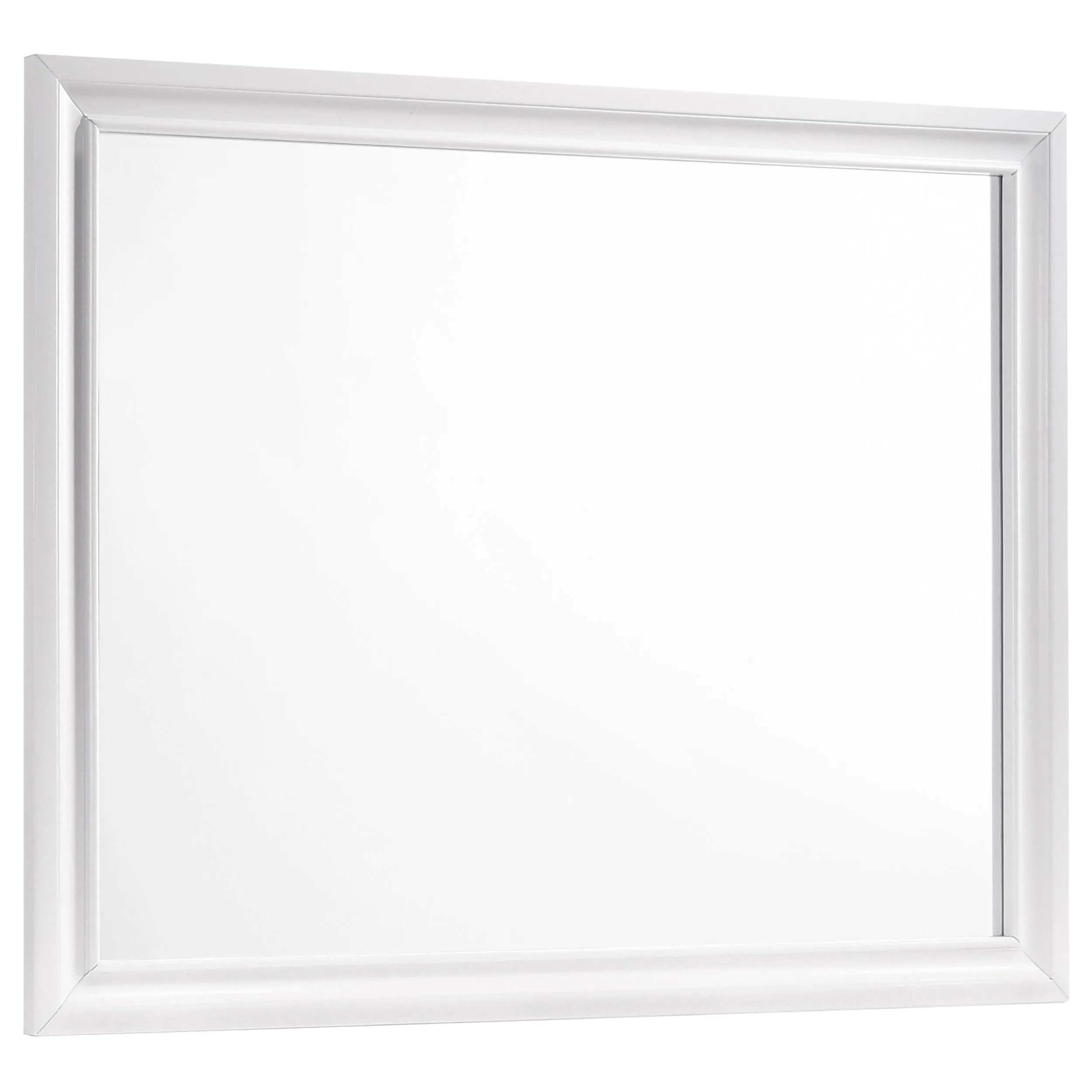 Barzini Rectangle Dresser Mirror White