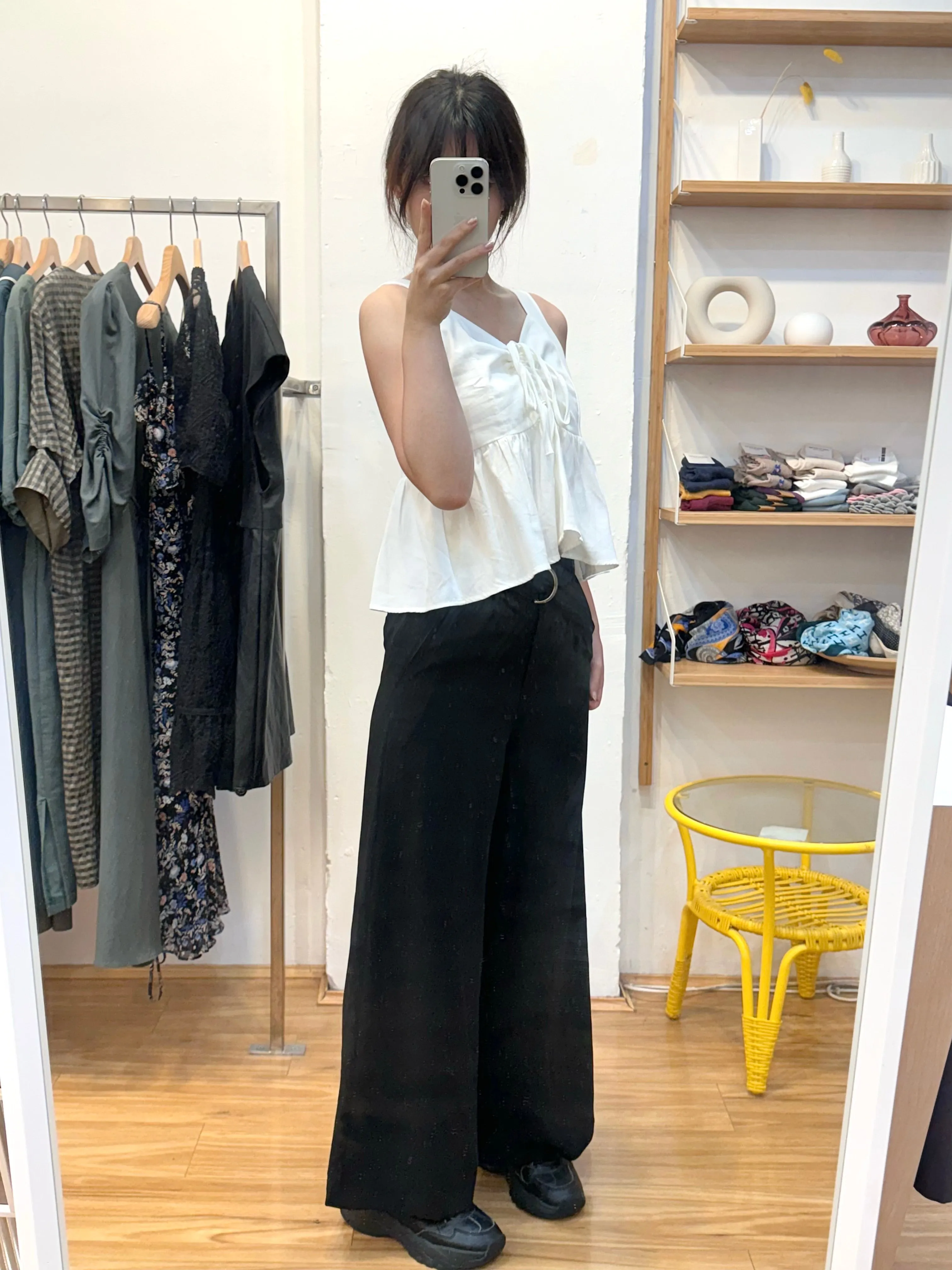 Belted Wide Pants