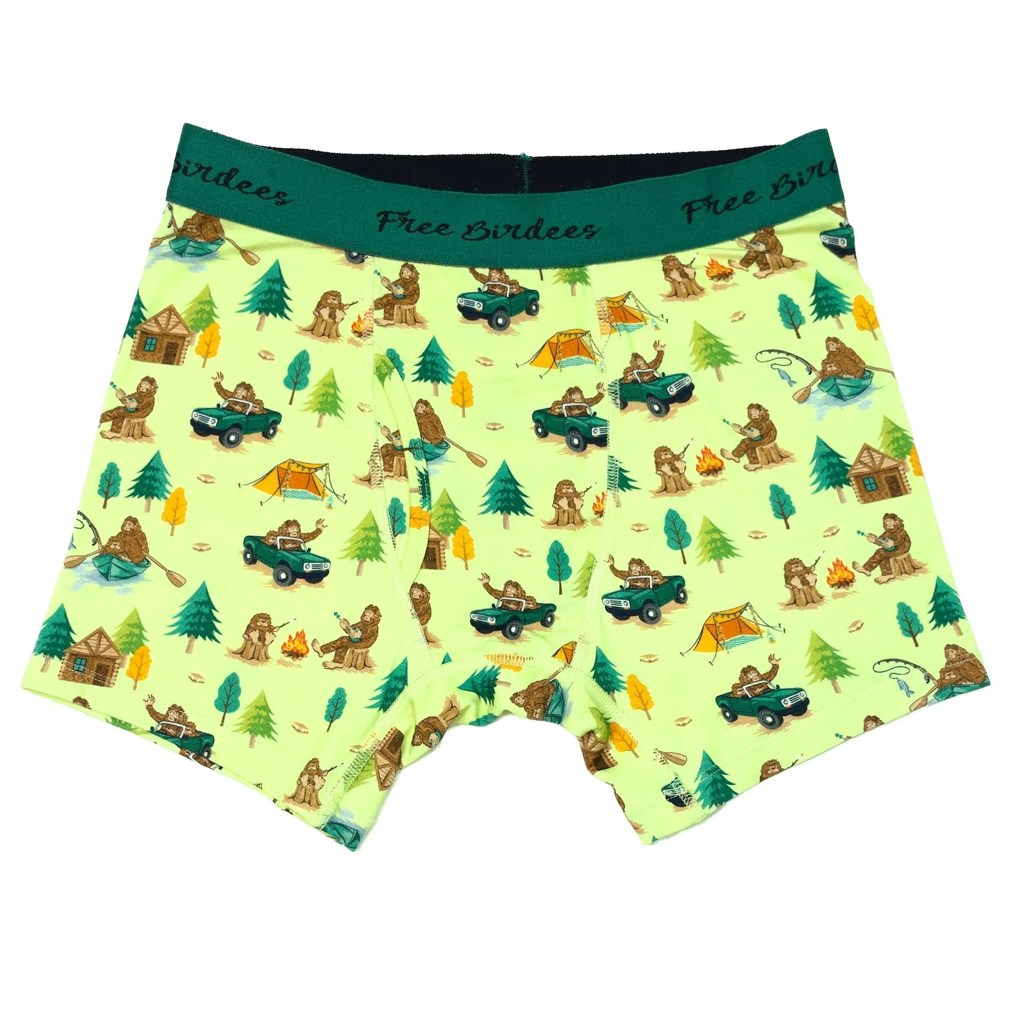 Bigfoot Camping Expedition Men's Boxer Briefs