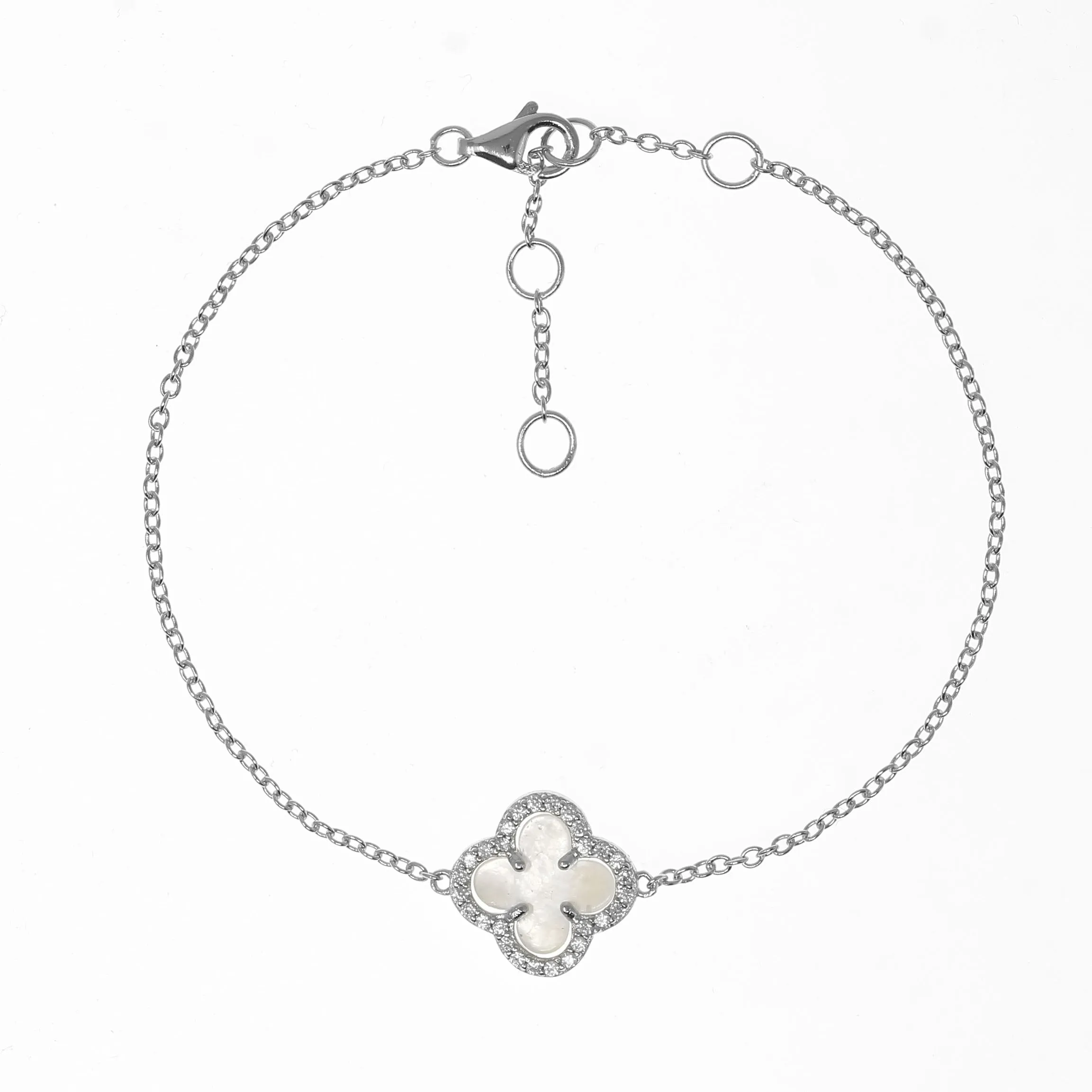 BK-5/S/MOP - Silver and Mother of Pearl Bracelet