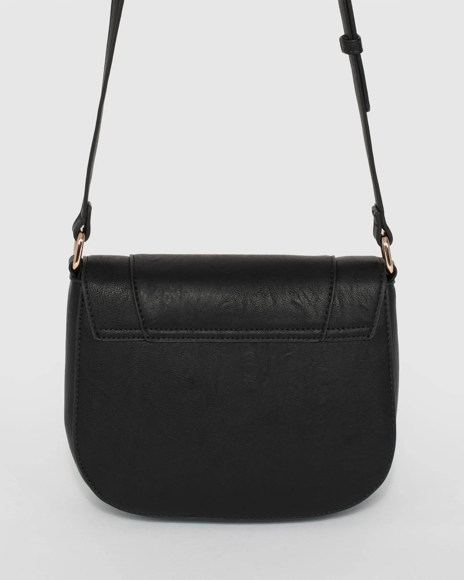 Black Allegra Saddle Bag