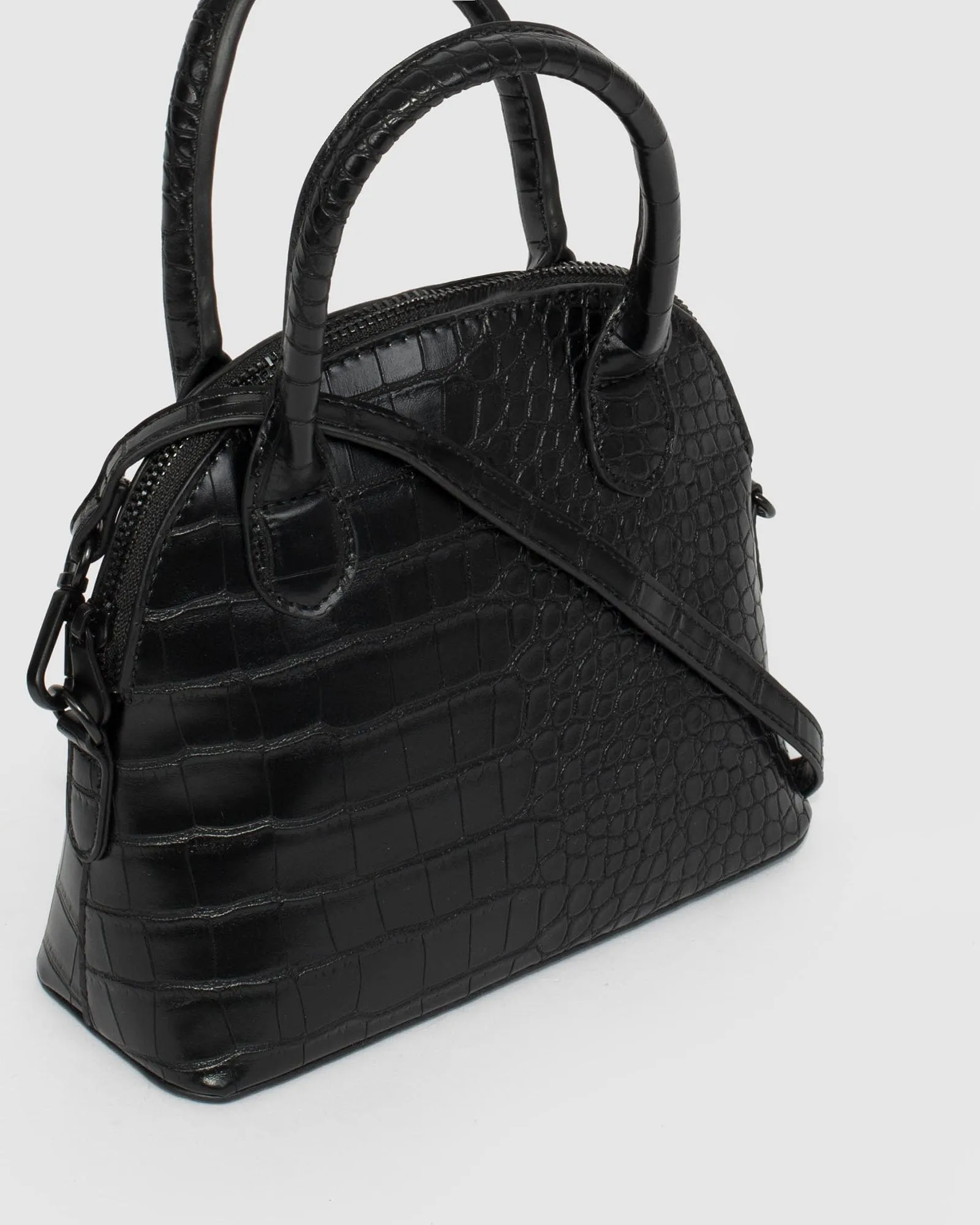 Black Hua Top Handle Bag