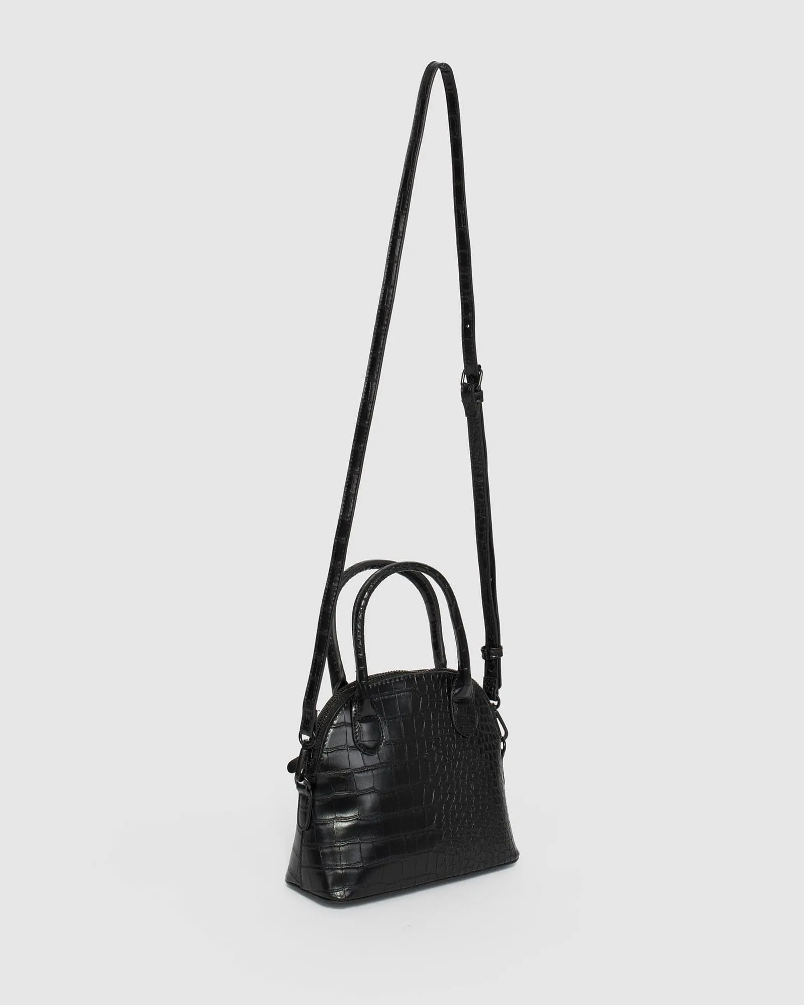 Black Hua Top Handle Bag