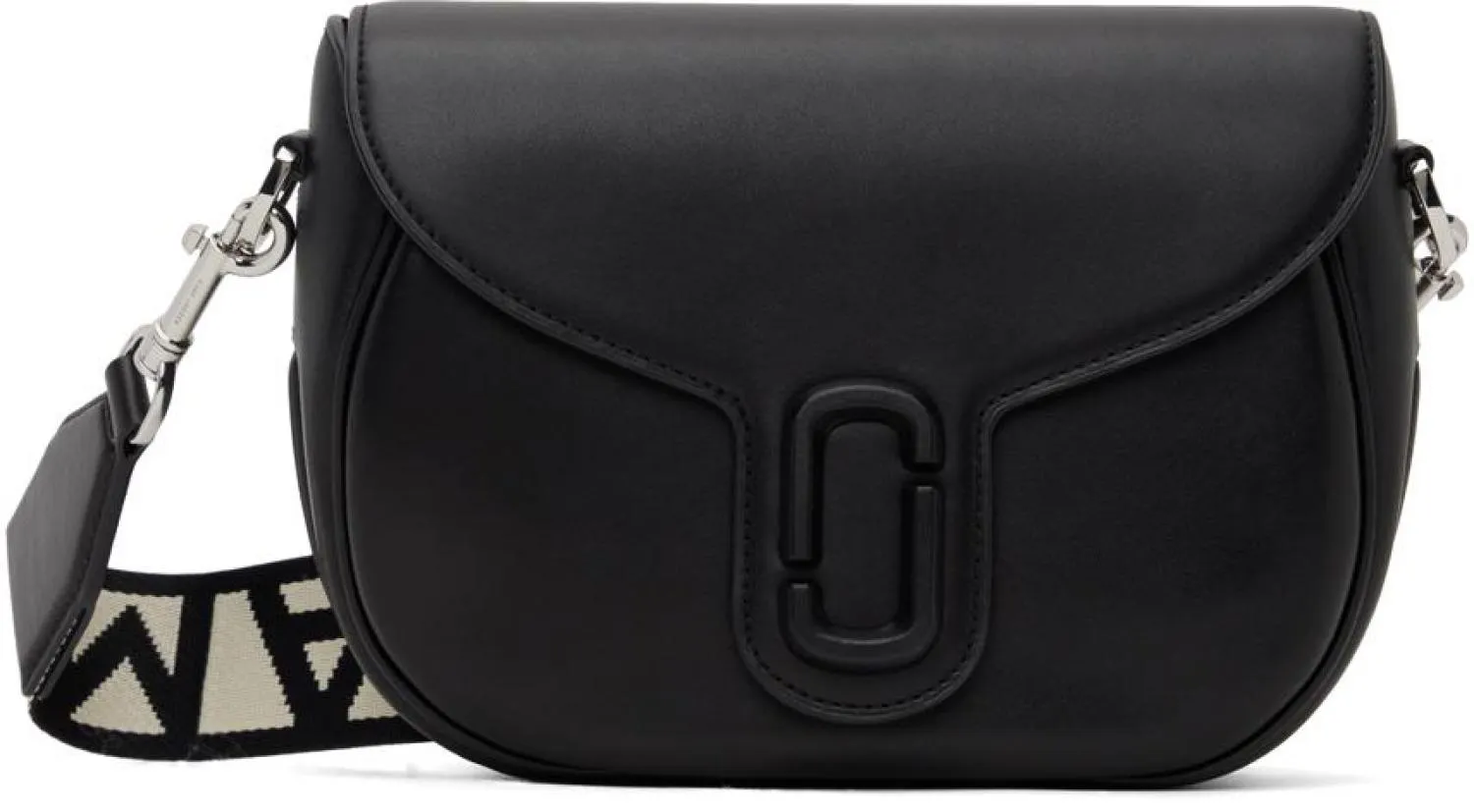 Black 'The J Marc Saddle' Bag