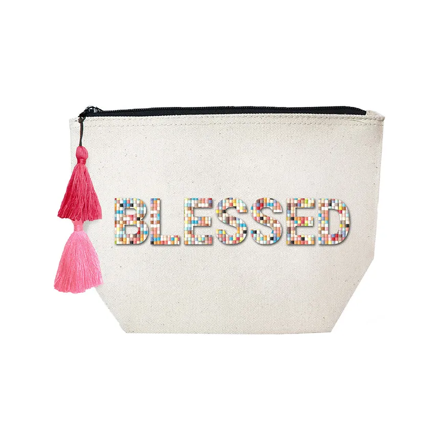 BLESSED - Confetti Cosmetic Case