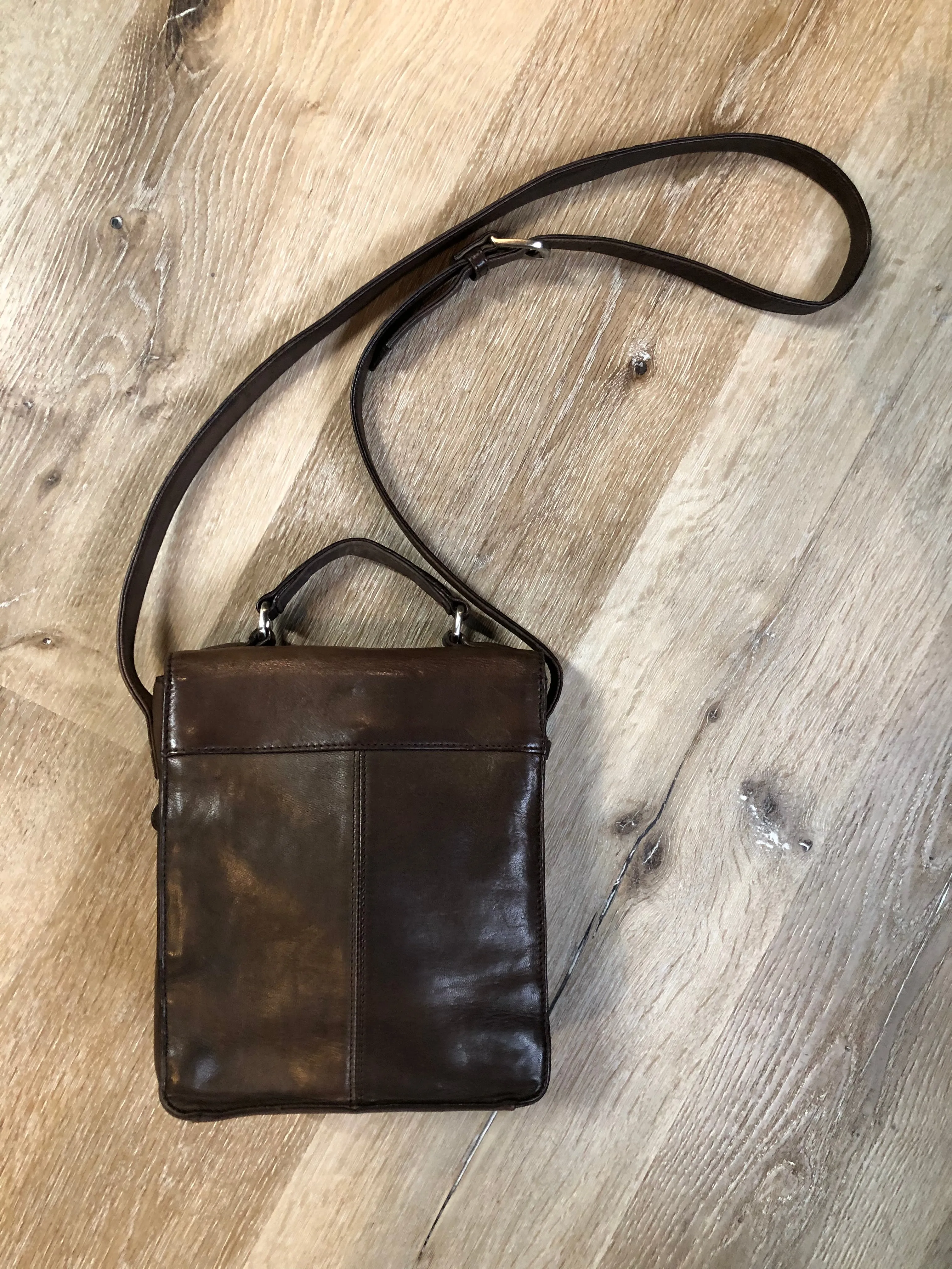 Brown Leather Crossbody Bag, SOLD