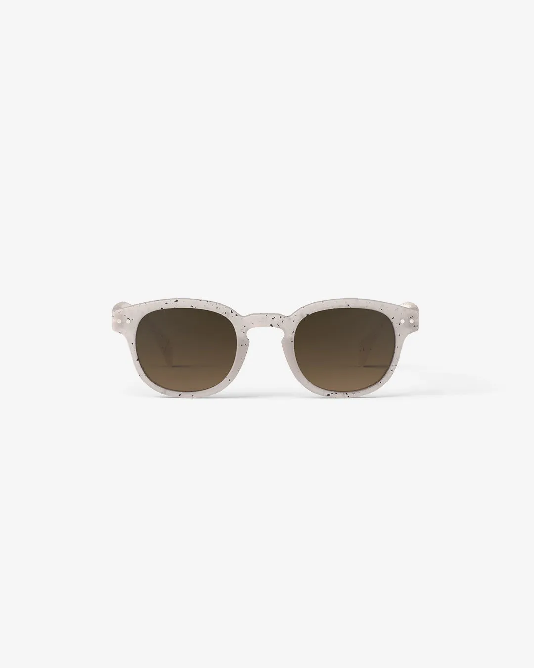 #C Shape Sunglasses in Ceramic Beige