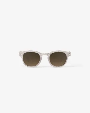 #C Shape Sunglasses in Ceramic Beige