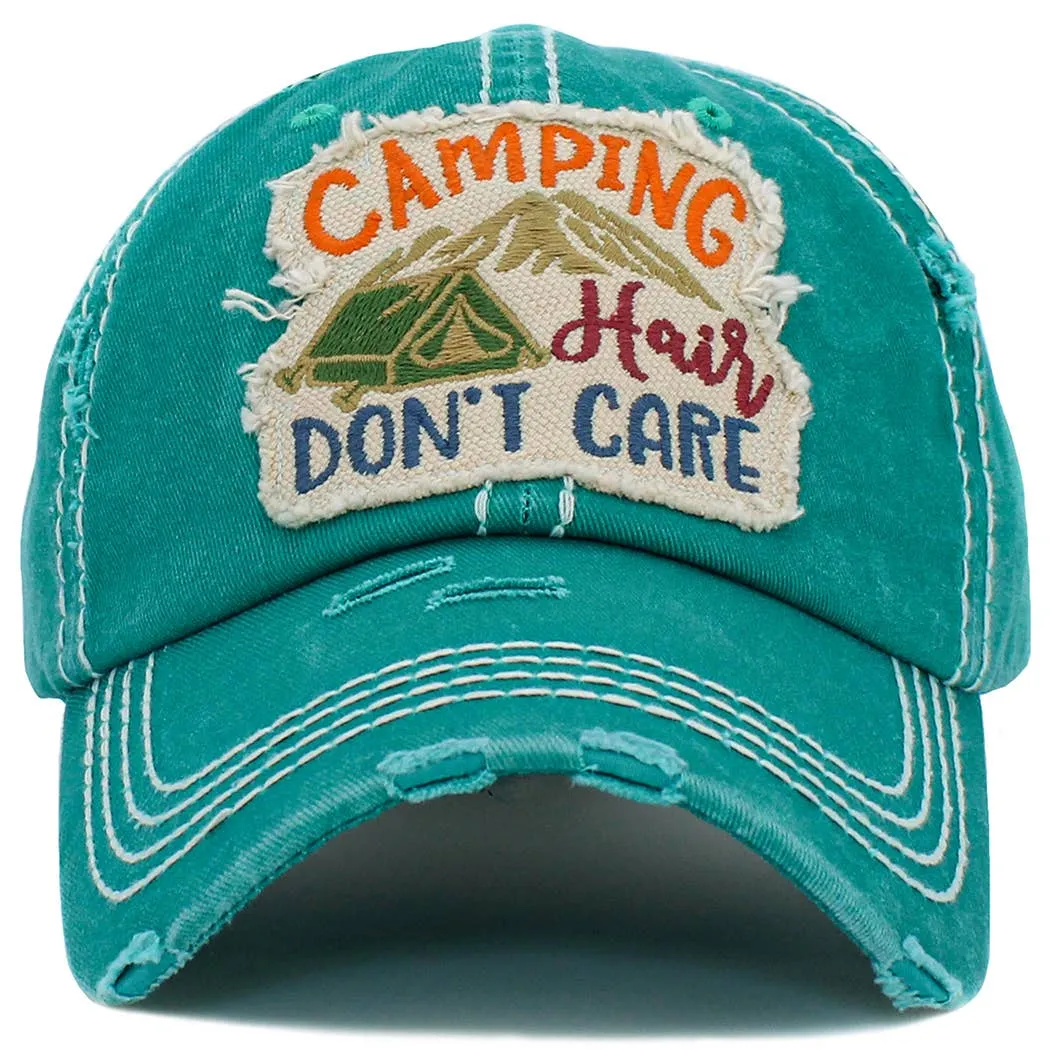 Camping Hair Don't Care Hat