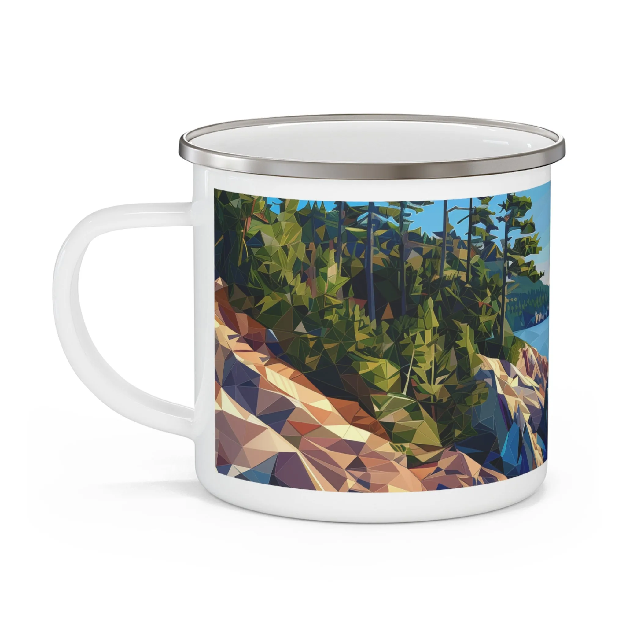 Camping Mug with Acadia National Park Design, 12oz Coffee Cup