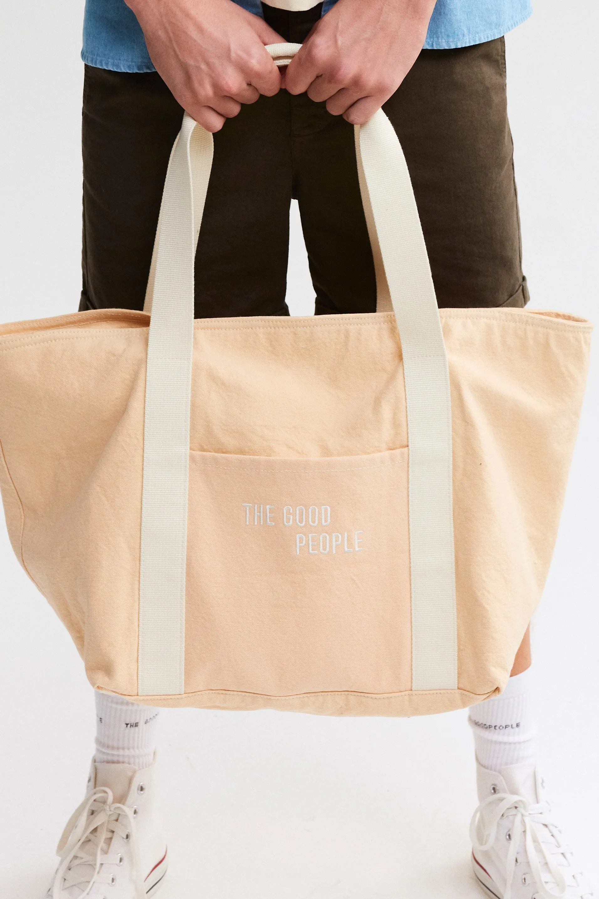 Canvas beach bag