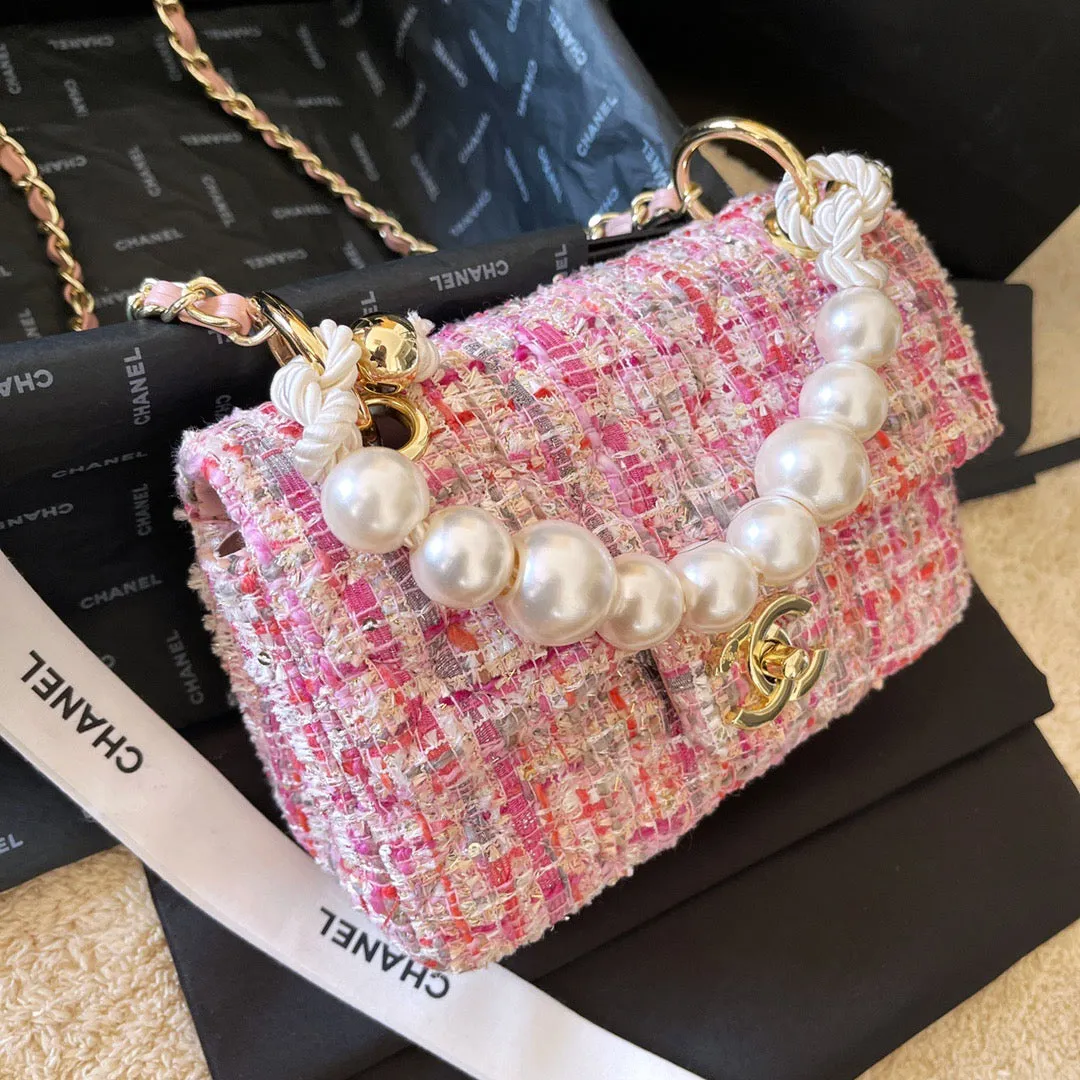 CC654 Small Pearl Handbag / 8.6x5.7x2.4inch