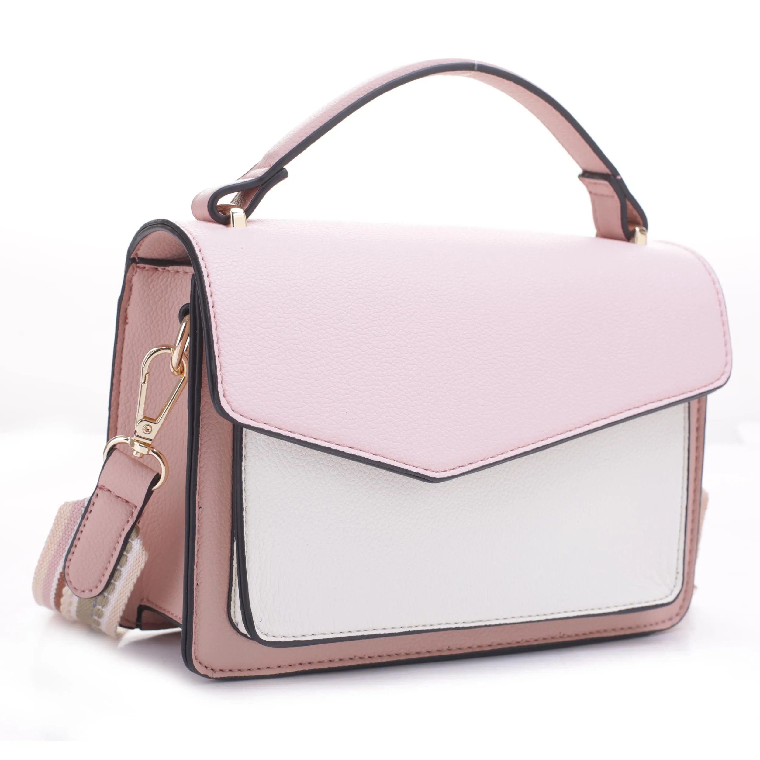 Celestin Top Handle Color Block Camera Bag