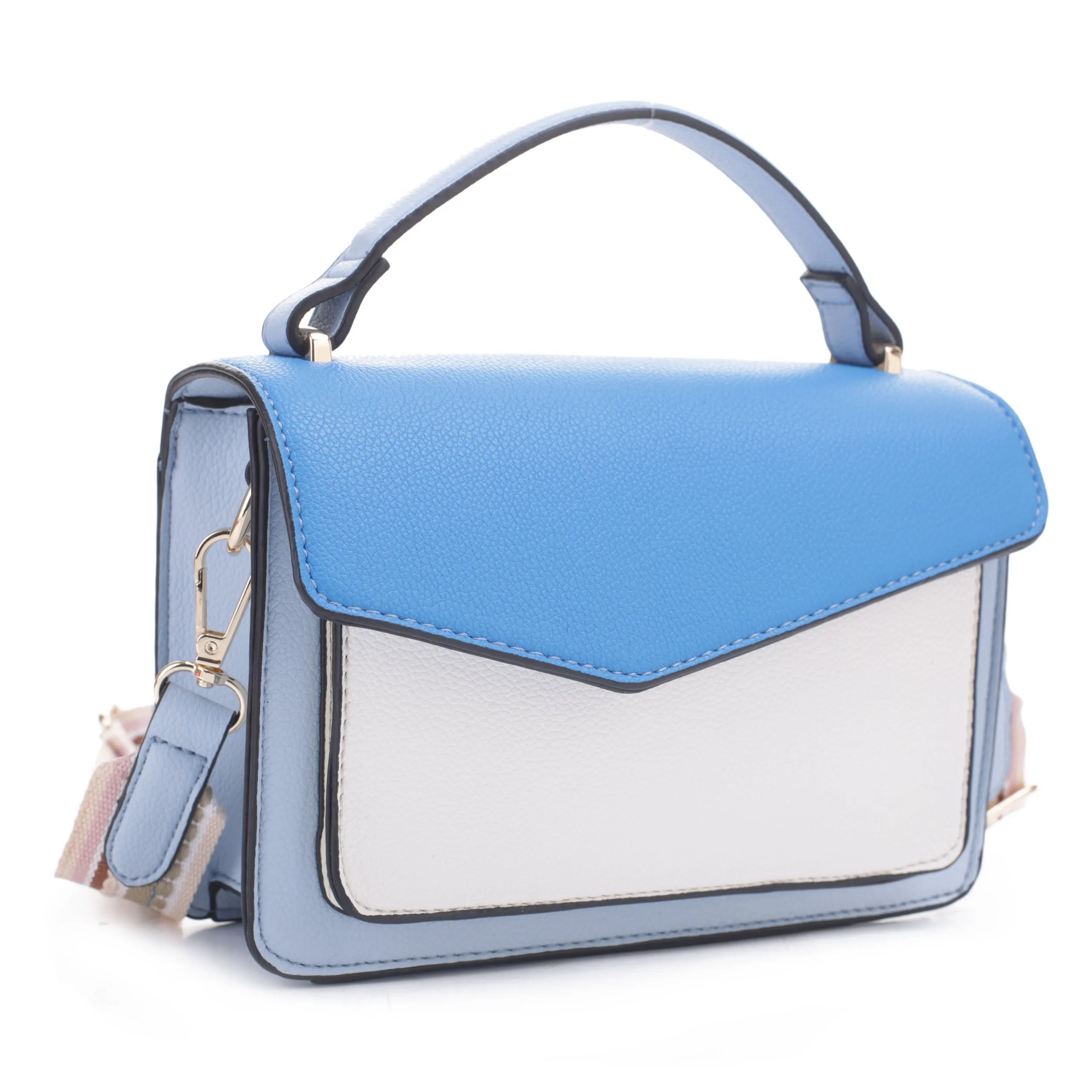 Celestin Top Handle Color Block Camera Bag