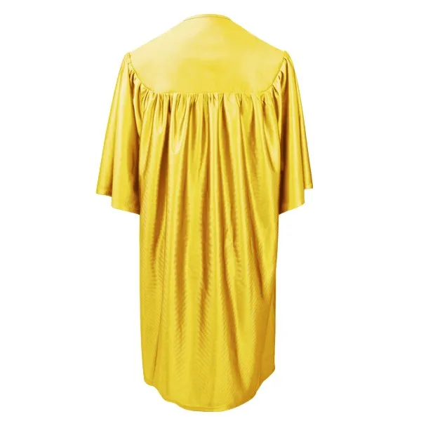 Child Shiny Gold Graduation Gown - Preschool & Kindergarten Gowns