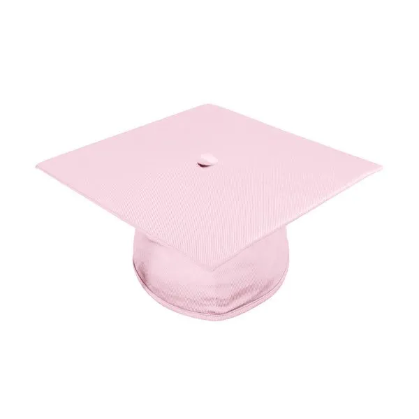 Child Shiny Pink Graduation Cap & Gown - Preschool & Kindergarten