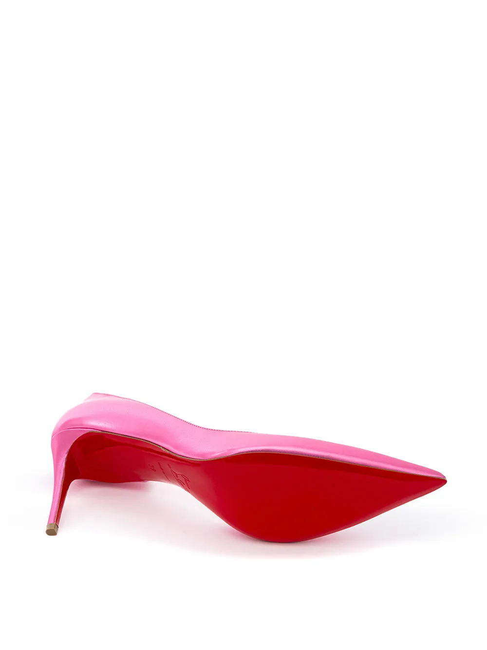 Christian Louboutin Glam Pink Metallic Leather Pumps