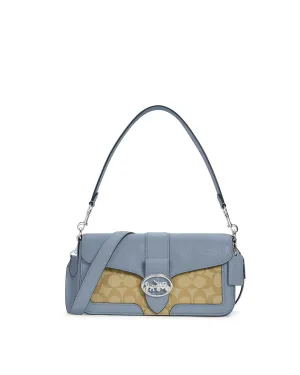 Coach Georgie Shoulder Bag In Signature Canvas