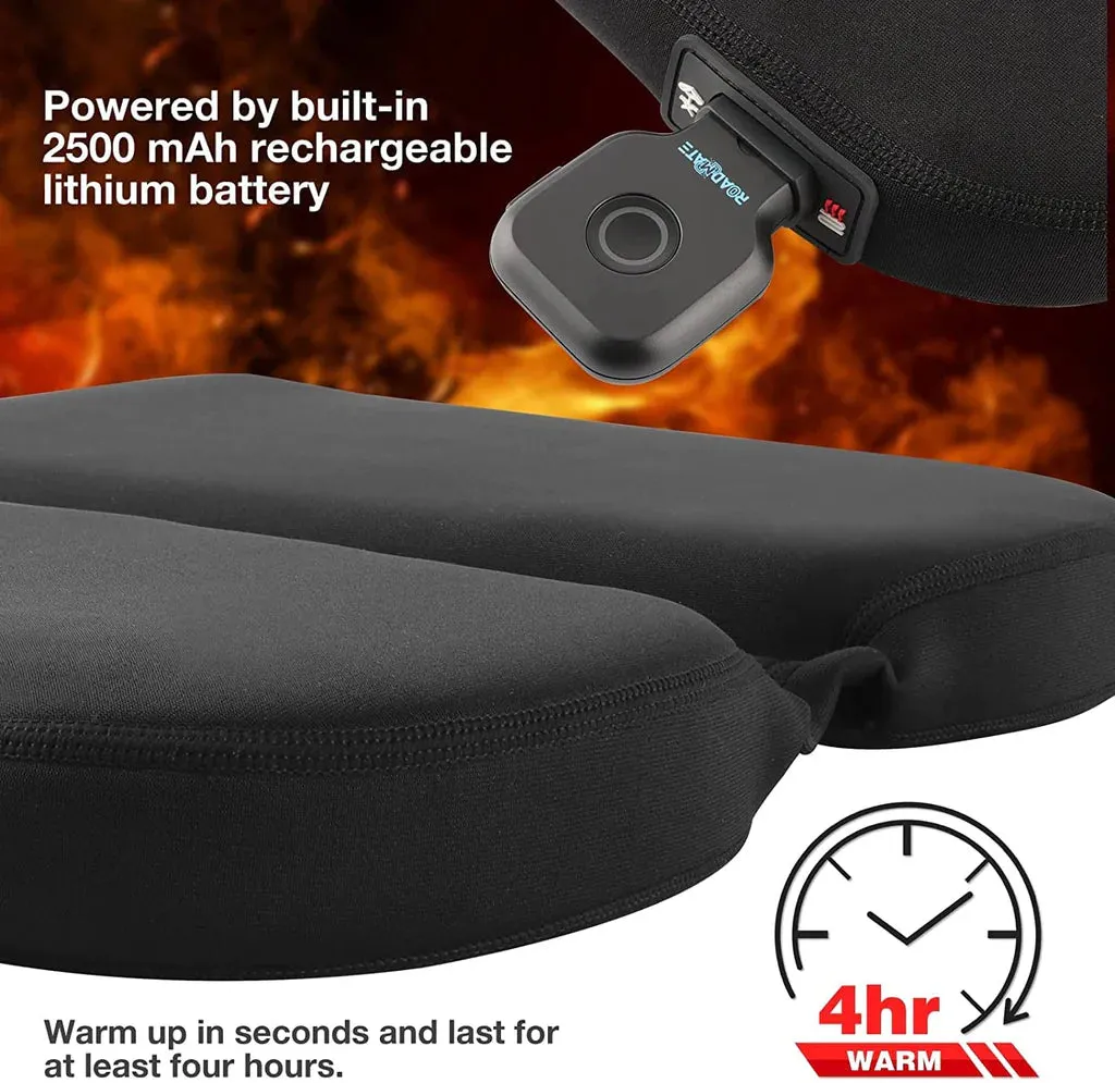 Cordless Heated Seat Cushion, Rechargeable Office Seat Cushion, Foldable Bleacher Seat Cushion