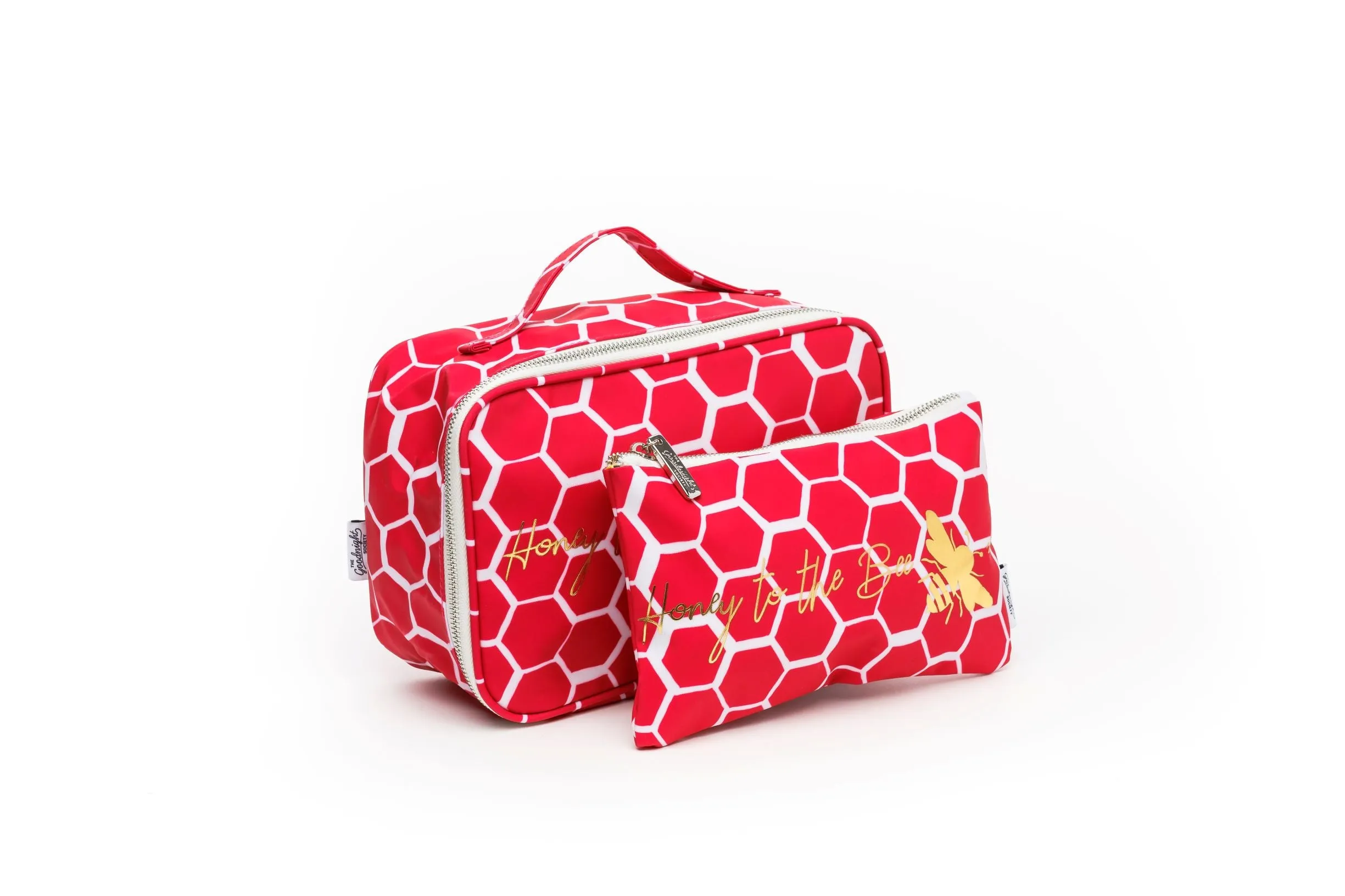 Cosmetic Bag Medium - Honey Bee Print