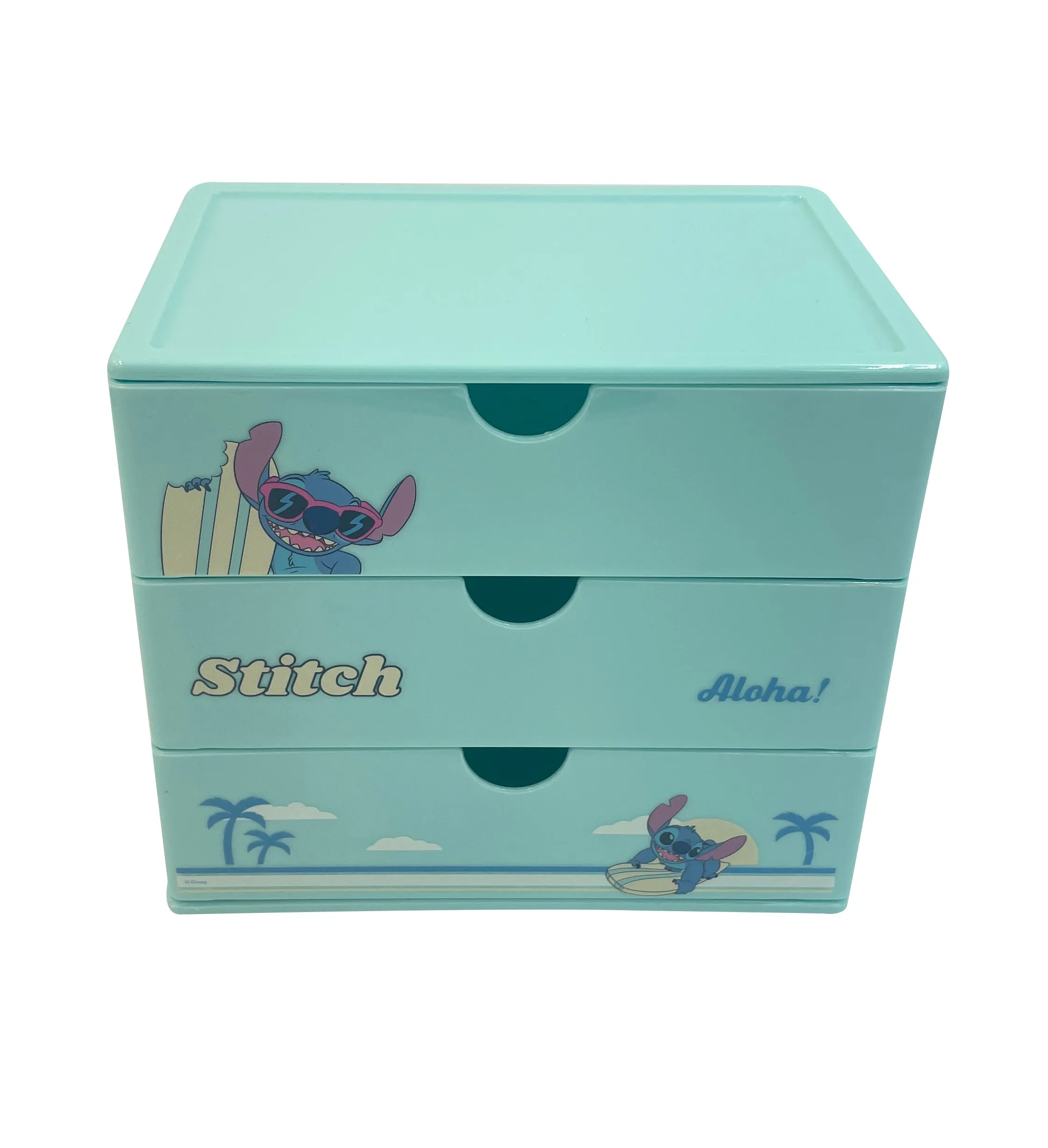 Disney Lilo &amp; Stitch Collection 3 Drawer Organizer (Stitch)