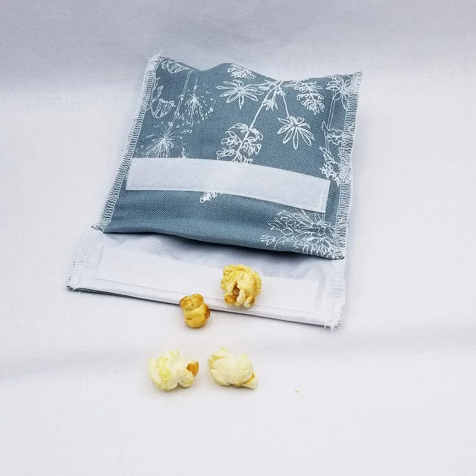 DUCK EGG BLUE LINEN GARDEN SNACK BAG