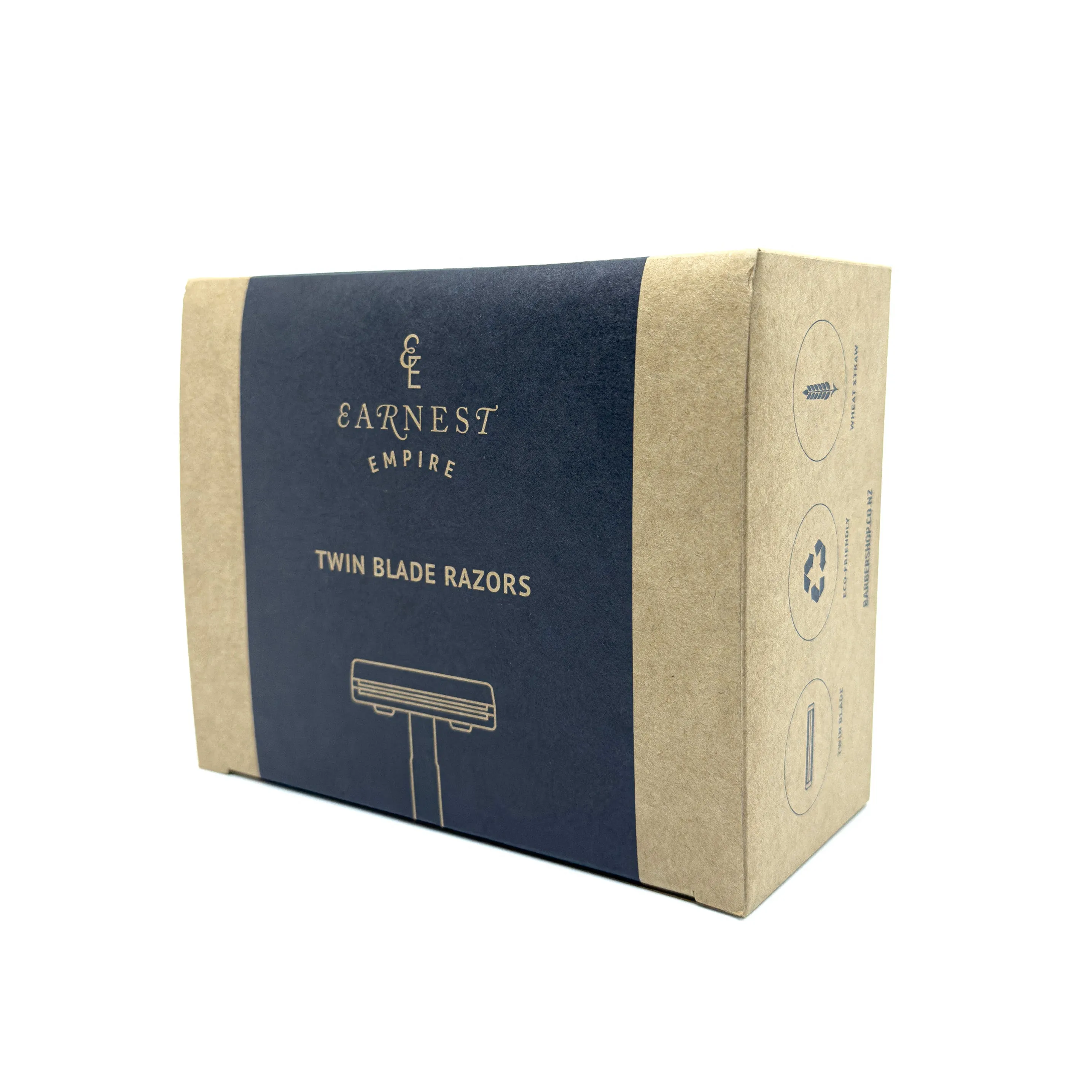 Earnest Empire Twin-Blade Eco-Friendly Disposable Razors x 50