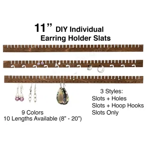 Earring Holder Organizer Slat iOrganize®, 11-inch