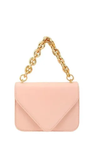 Envelope Style Chain Handle Crossbody Bag