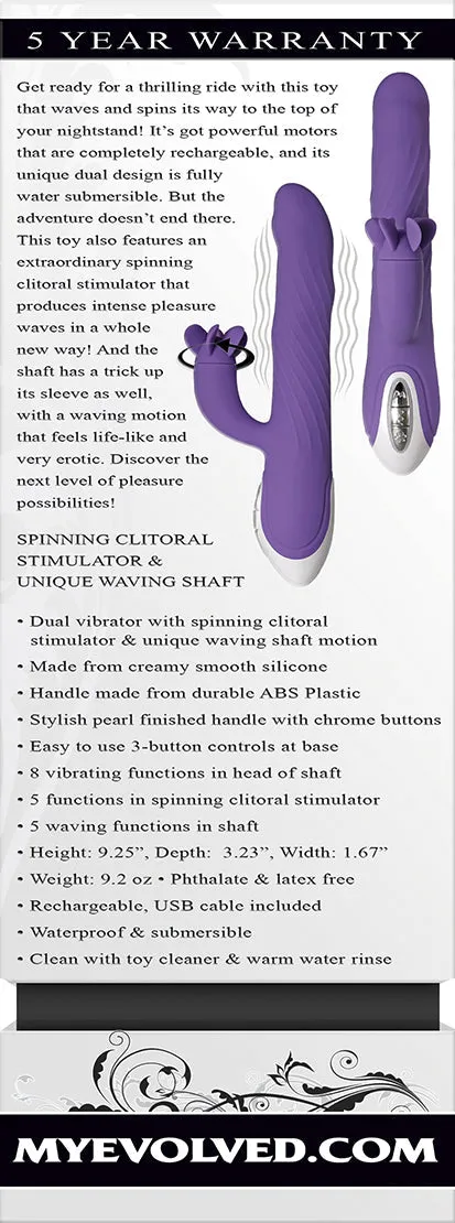 Evolved Tilt-o-twirl Rabbit Style Vibrator