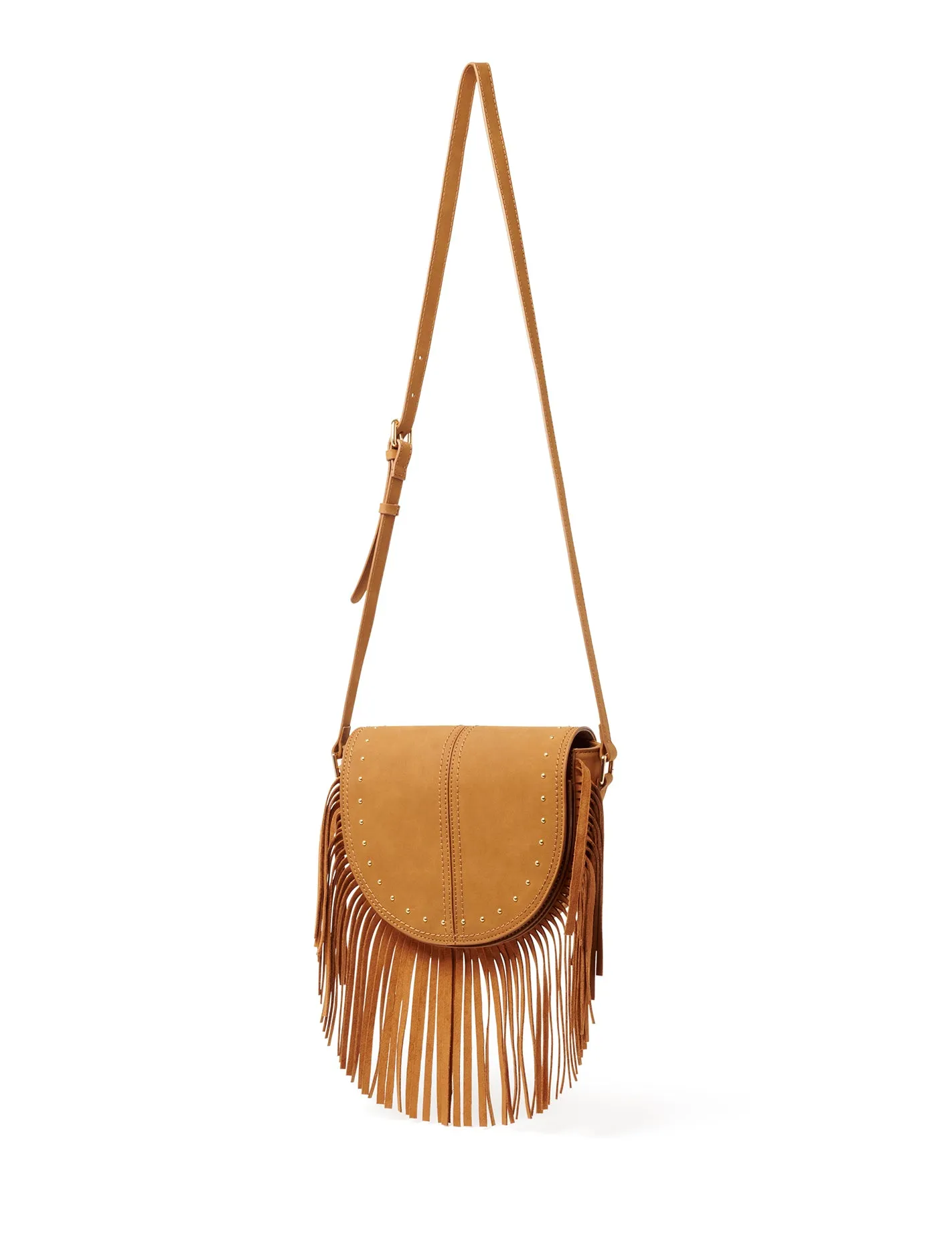 Farrah Fringe Saddle Bag