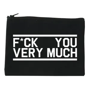 Fck You Very Much Cosmetic Makeup Bag