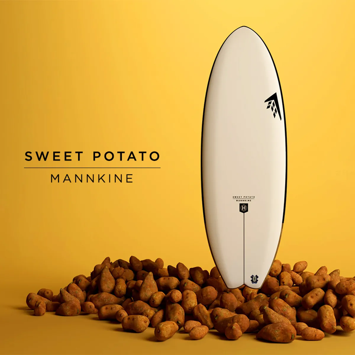 Firewire Sweet Potato White 5'8 Future Fins