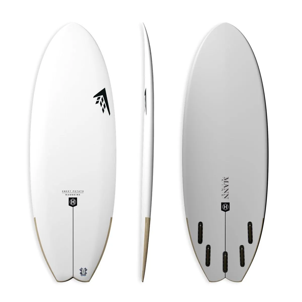 Firewire Sweet Potato White 5'8 Future Fins