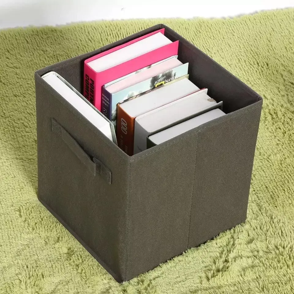 Foldable Cube Storage Box, Large Capacity Clothes Storage Basket