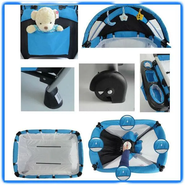 Foldable Travel Baby Crib With Travel Bag BB-18