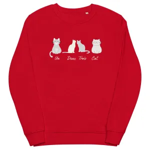 Four Cats, unisex organic sweatshirt,