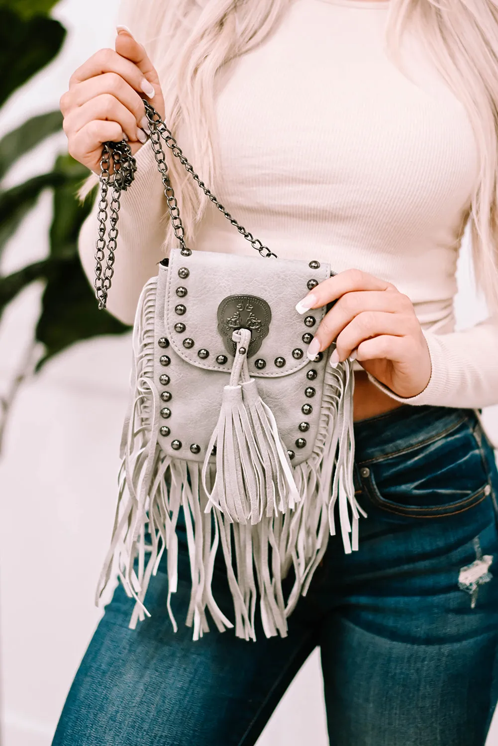 fringe crossbody bag, boho bag, western bag