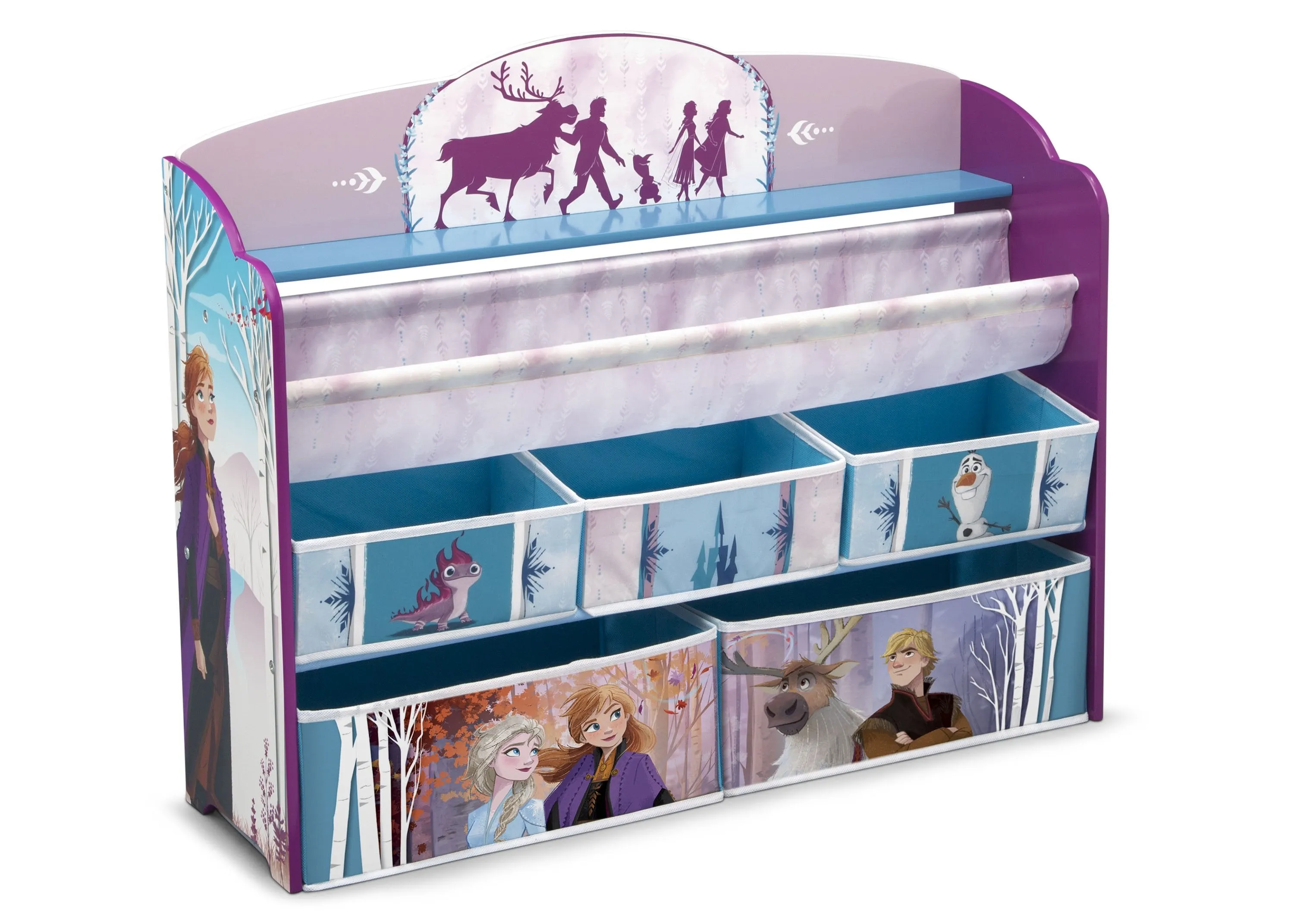 Frozen II Deluxe Toy and Book Organizer