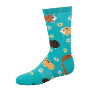 Gorgeous Guinea Pigs Active Crew Socks - Kids