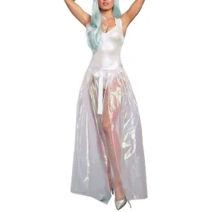 Gorgeous Iridescent Holographic Adult Skirt